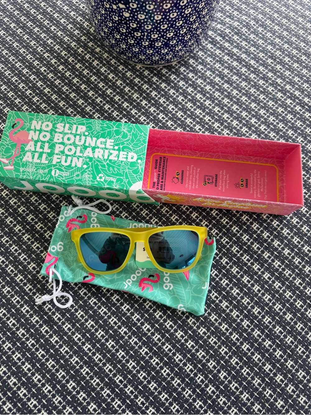 Goodr Yellow Frame Sunglasses